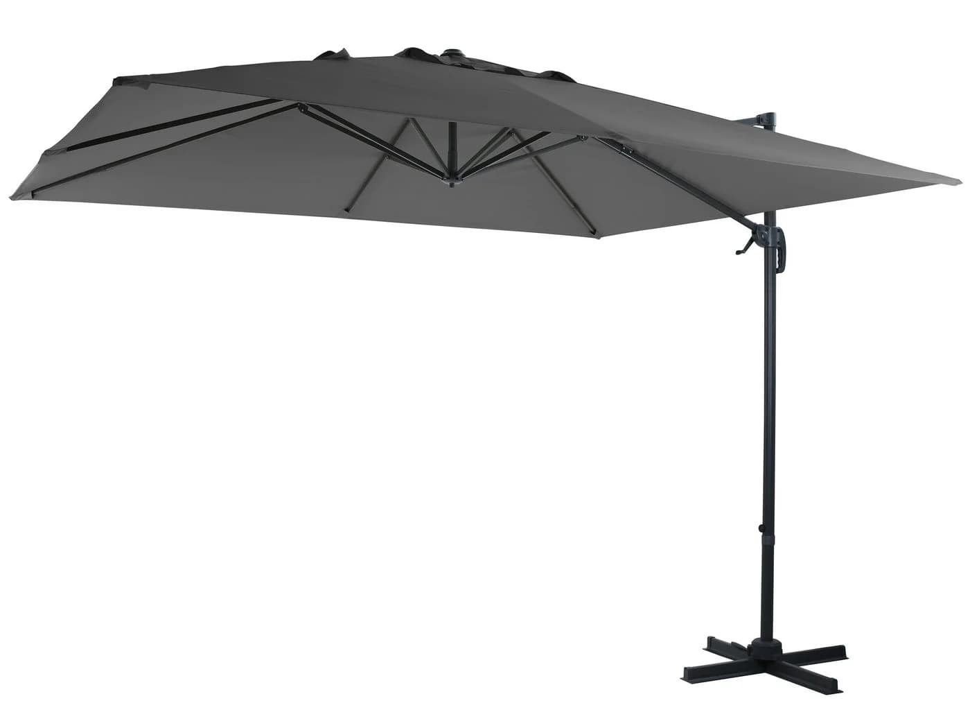 Gardissimo Ampelschirm Cannes Anthrazit 350x270 cm mit Ständer