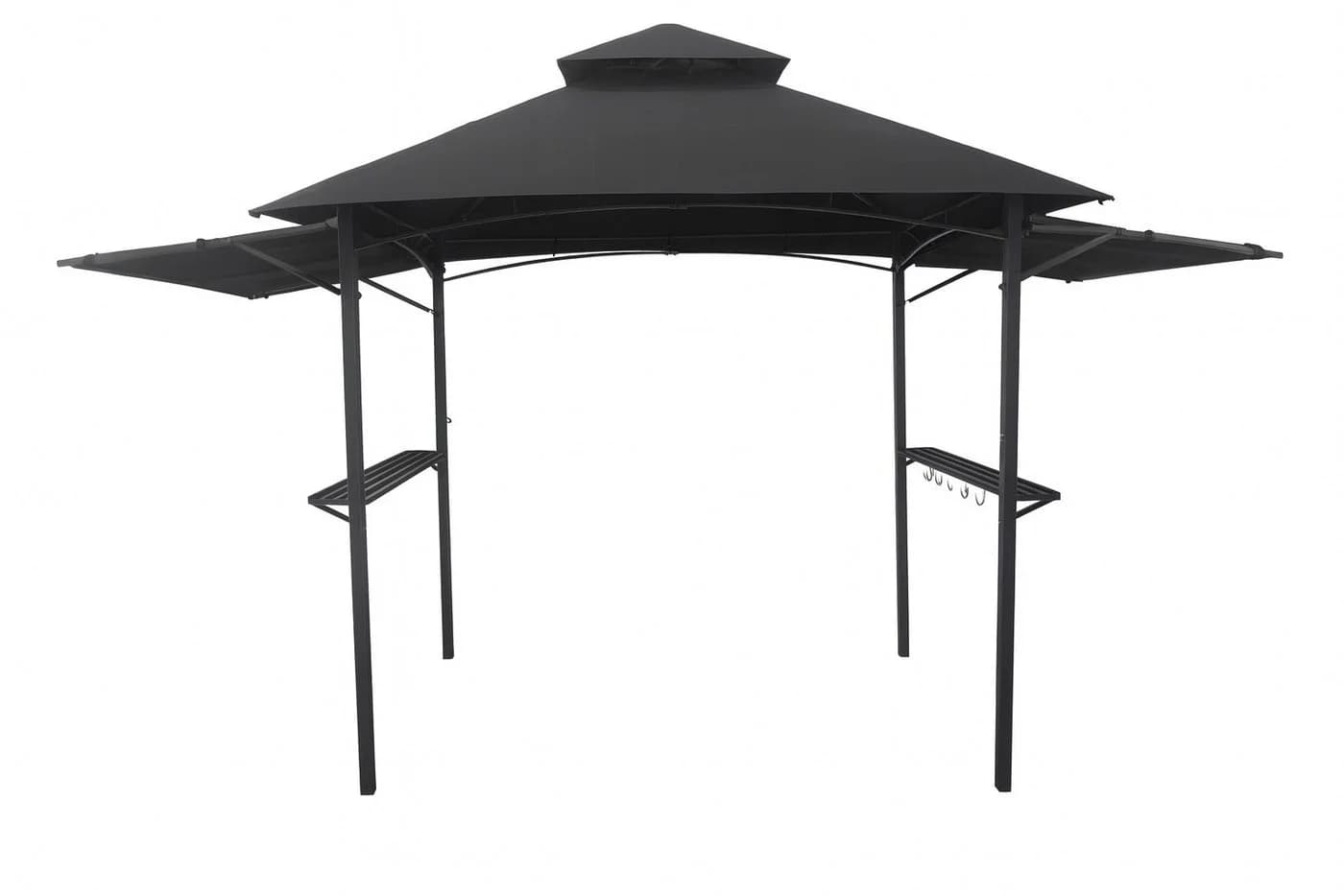 Gardissimo Grillpavillon Braai, Spar-Set, komplett-Set, mit zwei klappbaren Seitenteilen