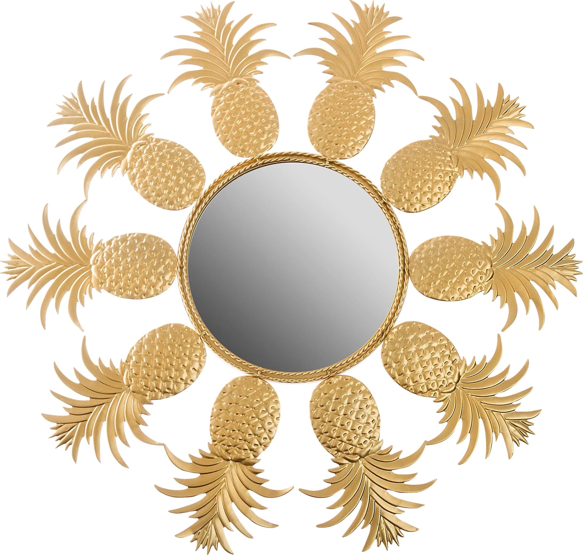 Myflair Dekospiegel Annama Gold Blütenform Wandspiegel