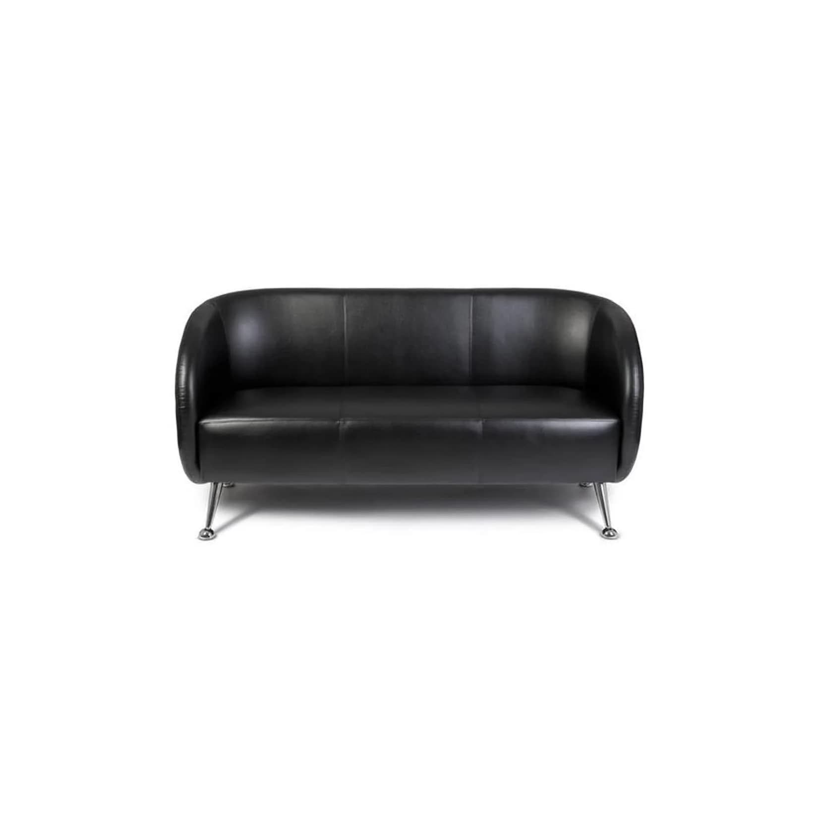 hjh OFFICE Lounge Sofa ST. LUCIA Kunstleder mit Armlehnen Retro