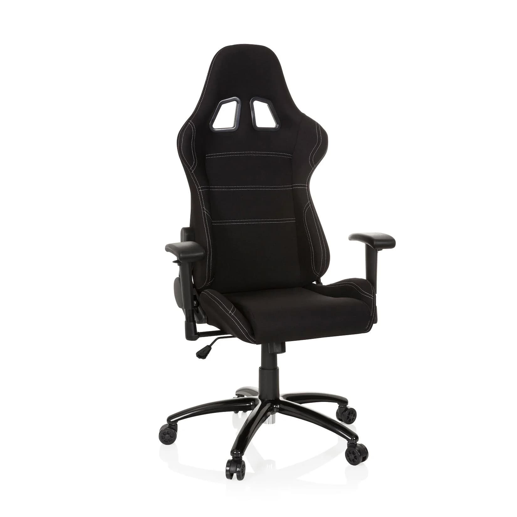 hjh OFFICE Gamingstuhl GAME FORCE Stoff mit Armlehnen höhenverstellbar