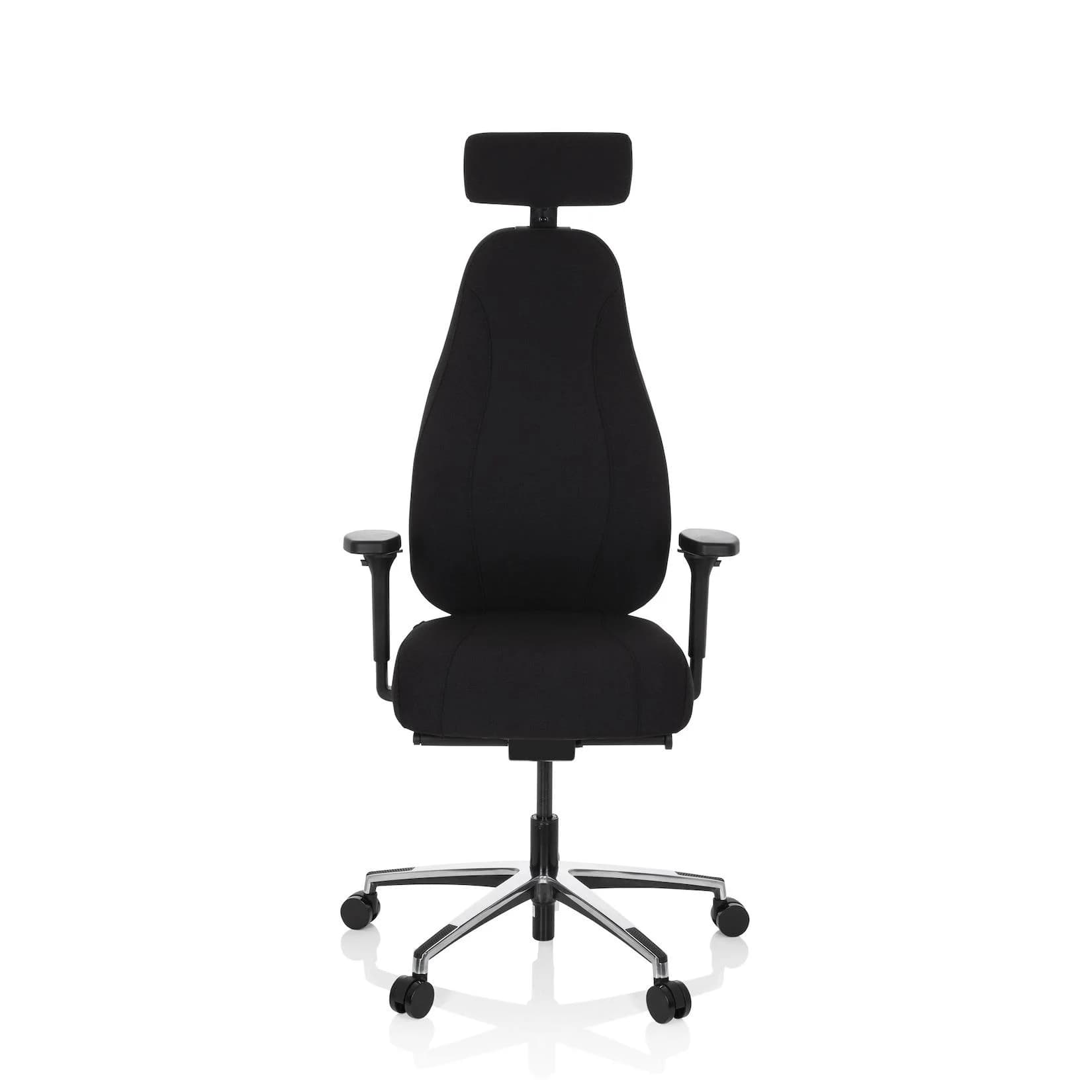 hjh OFFICE RESISTIO Bürostuhl Stoff Ergonomisch Höhenverstellbar