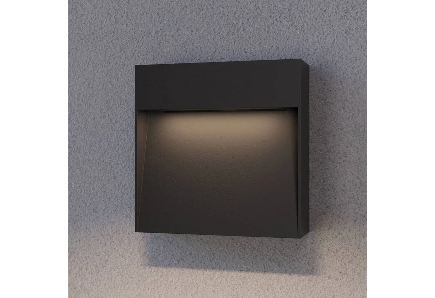 Lucande Außenwandlampe Noreia 13 cm Anthrazit IP65 G9