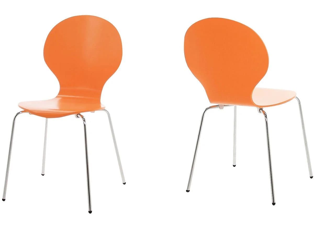 möbelando Stapelstuhl Marcus Orange