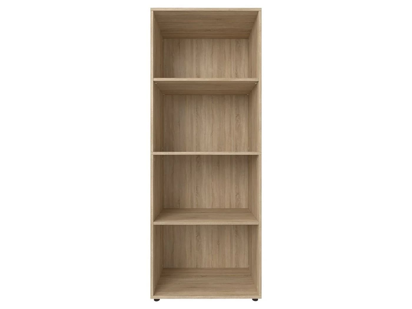 möbelando Aktenregal Trio 4 Braun Spanplatte