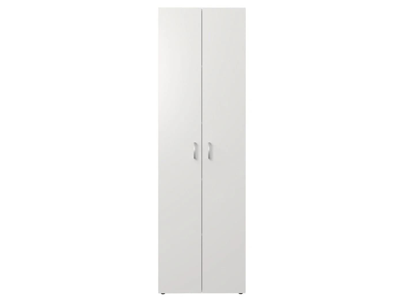 möbelando Aktenschrank Trio 5 Weiß 2 Türen höhenverstellbare Böden