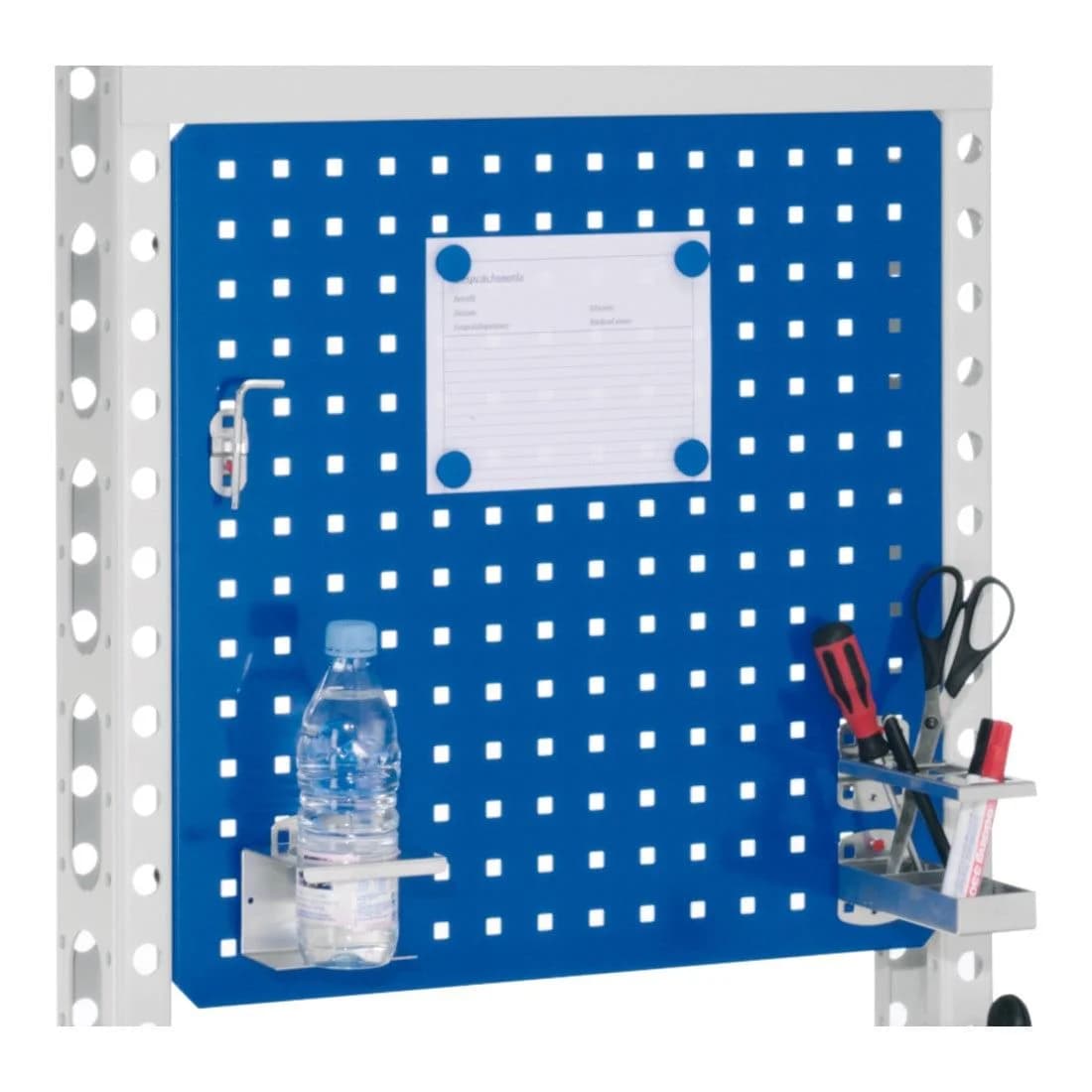 Kappes Infotafel RAL 5010 Blau mit RasterPlan Systemlochung