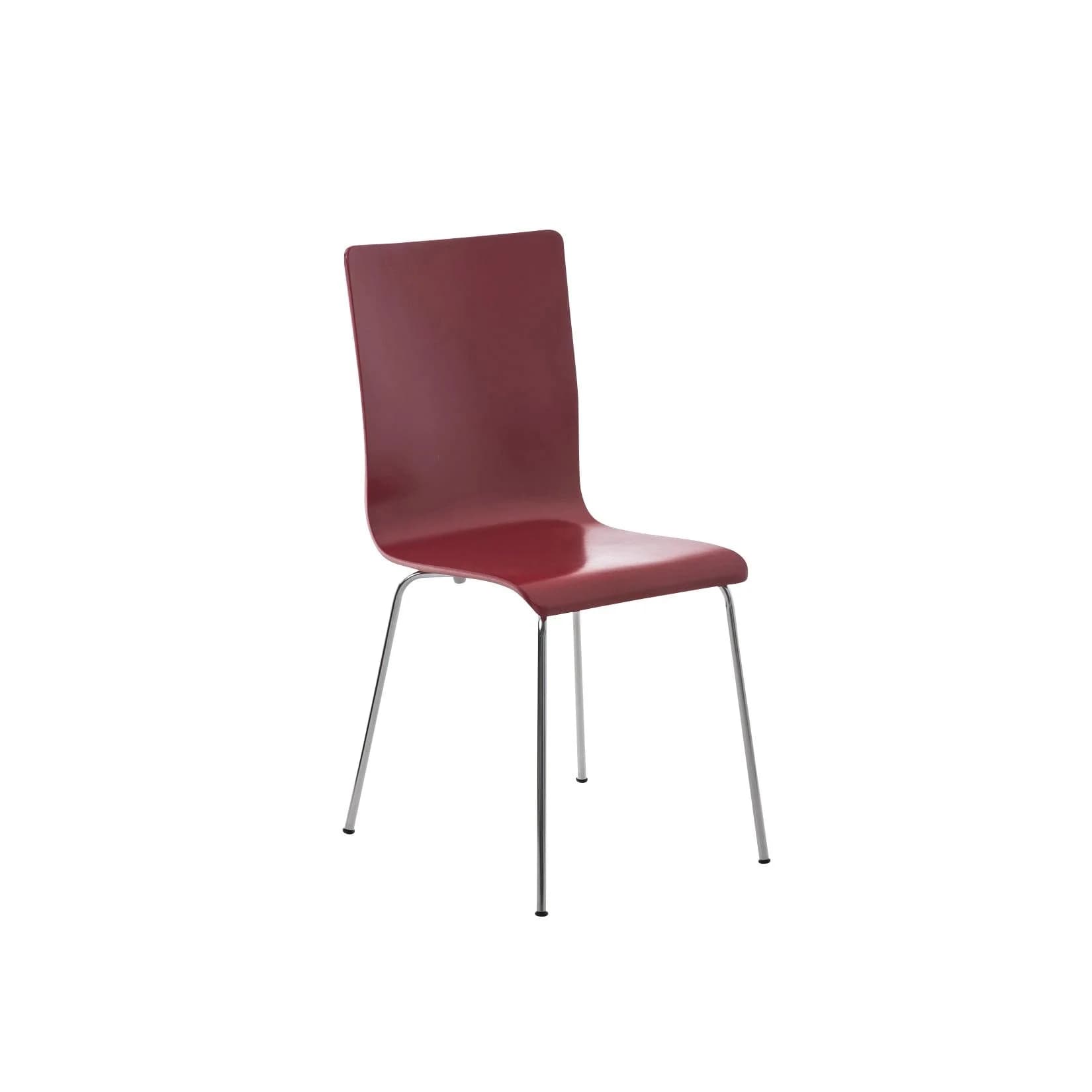 CLP Besucherstuhl Pepe Ergonomischer Lehnstuhl Holz Metallgestell
