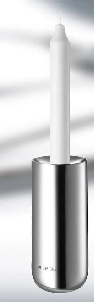PURESIGNS Kerzenständer BREEZE 1 St. Silber