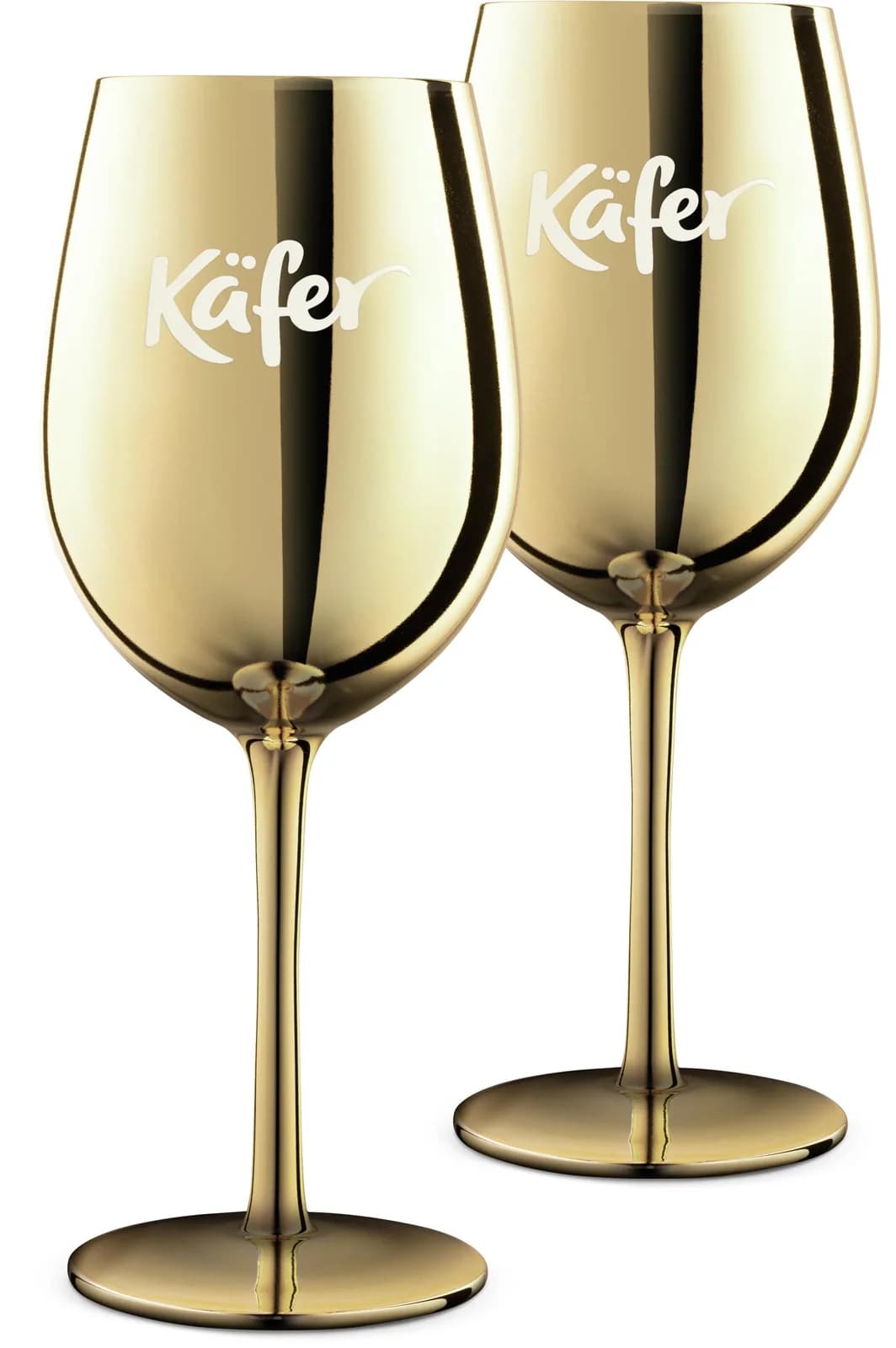 Feinkost Käfer Cocktailglas 2er Set Gold Kristallglas