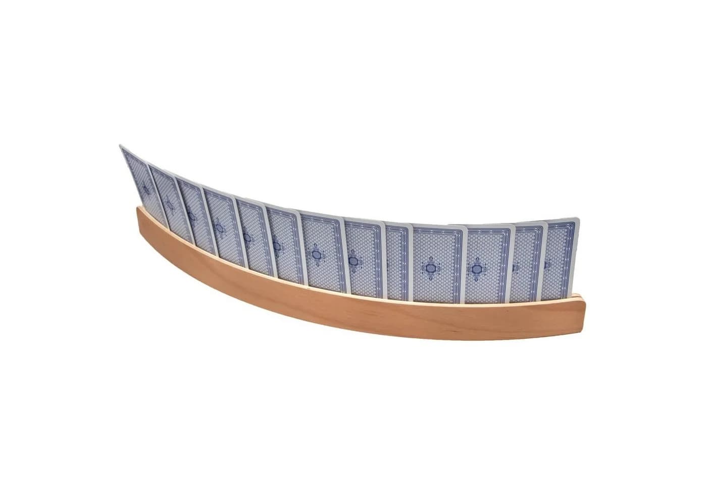 Otto Simon 4er Set Spielkartenhalter Holz Buche Multiplex