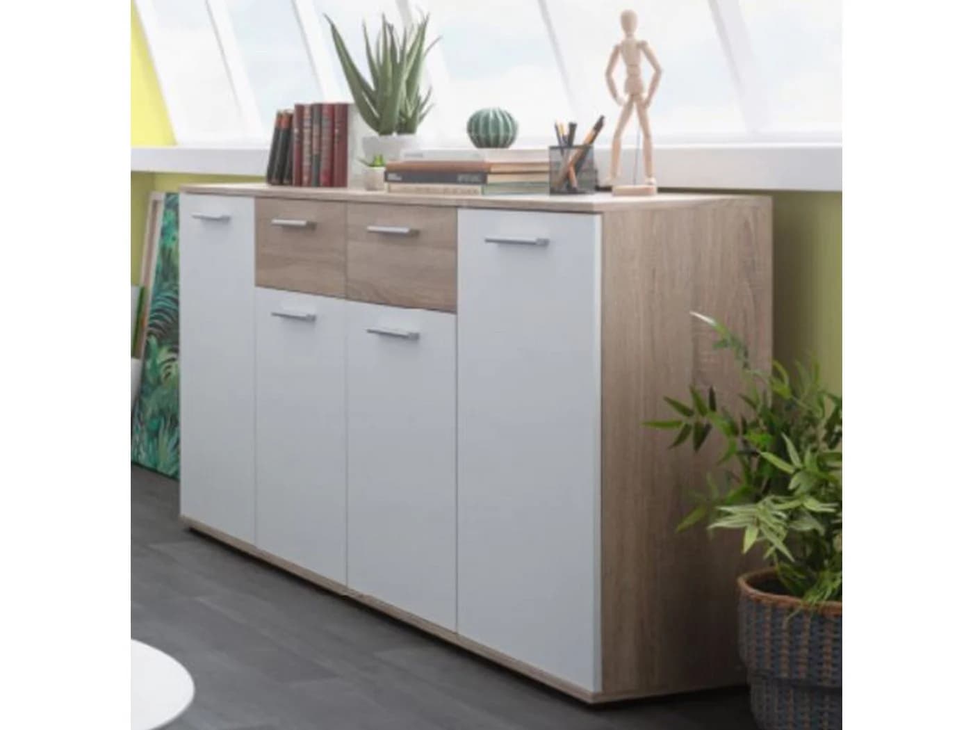 Finori Sideboard 160 x 85 x 35 cm (B/H/T) Sonoma-Eiche