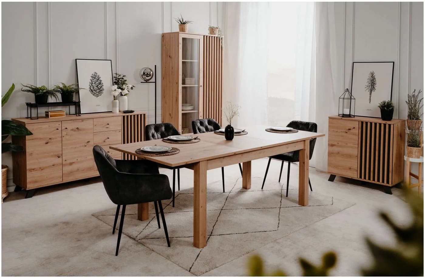 Kommode Medan in Anthrazit