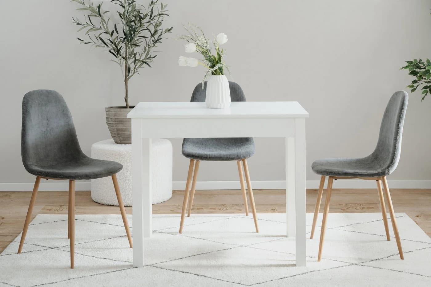 Finori Esstisch Weiß Dekor Modern