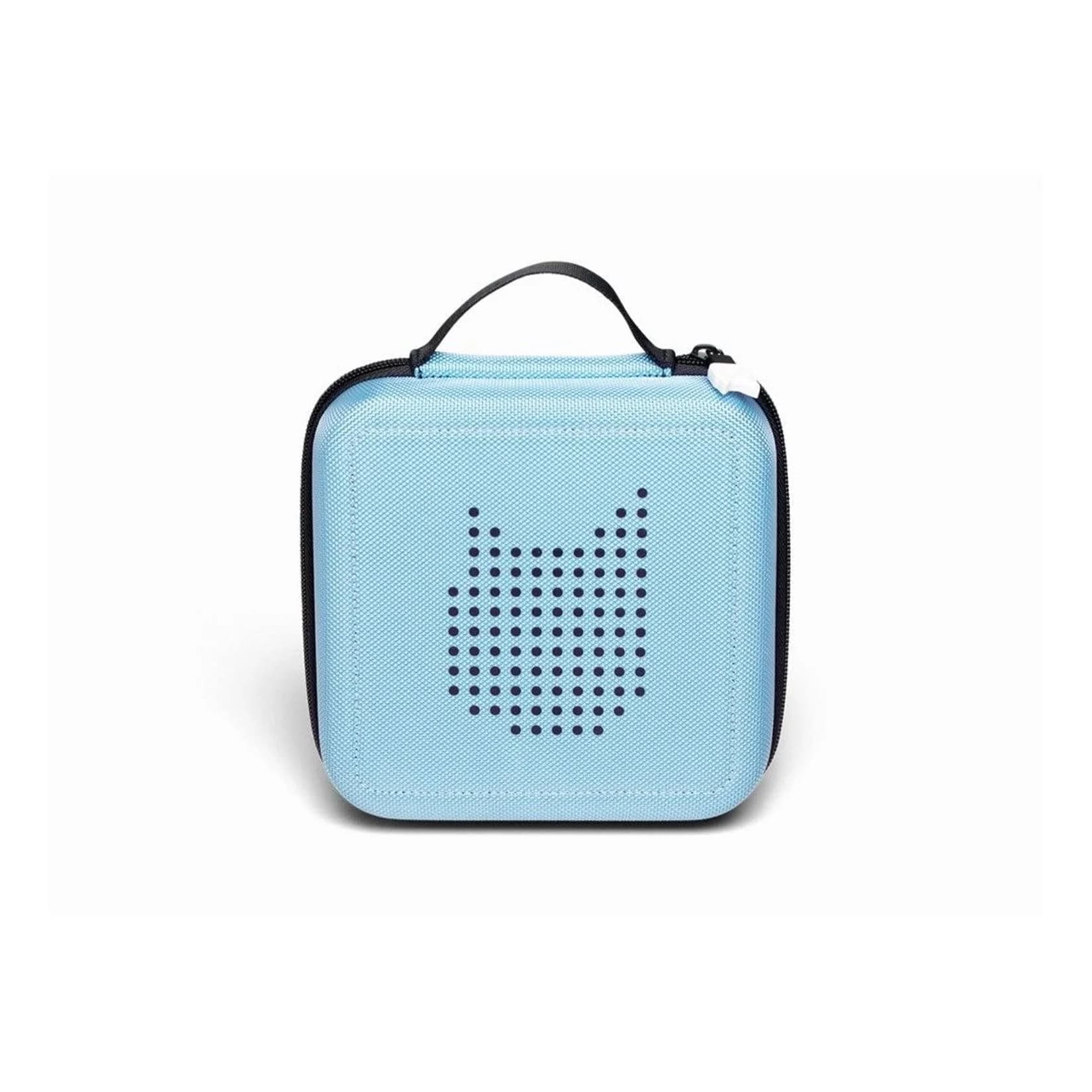 tonies Transportbehälter Tonie Transporter Canvas Blau für 8-12 Tonies
