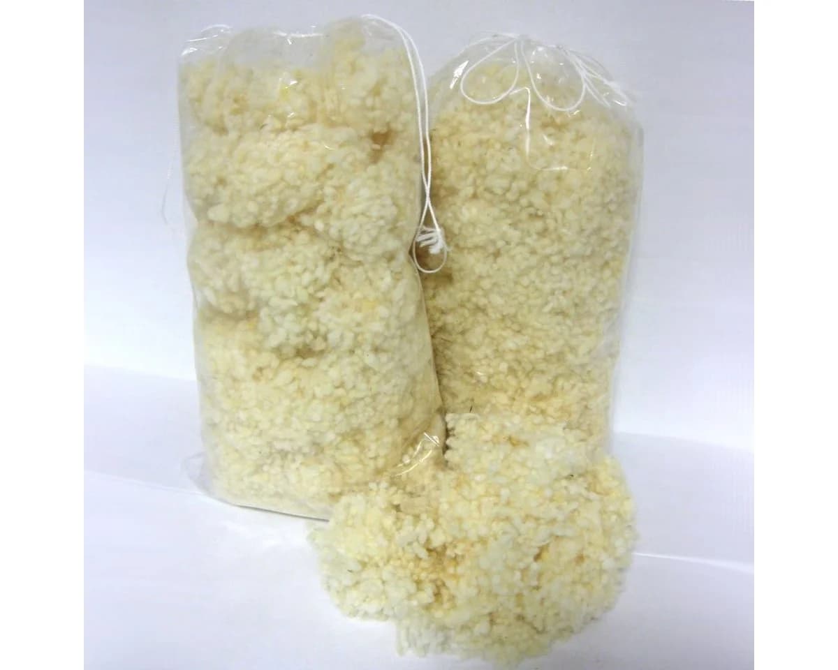 Meivita Kissenfüllung 2x Merino Schafschurwollkugeln Nachfüllpack 150g