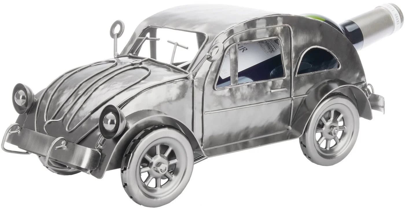 BRUBAKER Weinflaschenhalter Nostalgisches Auto 32 cm Metall