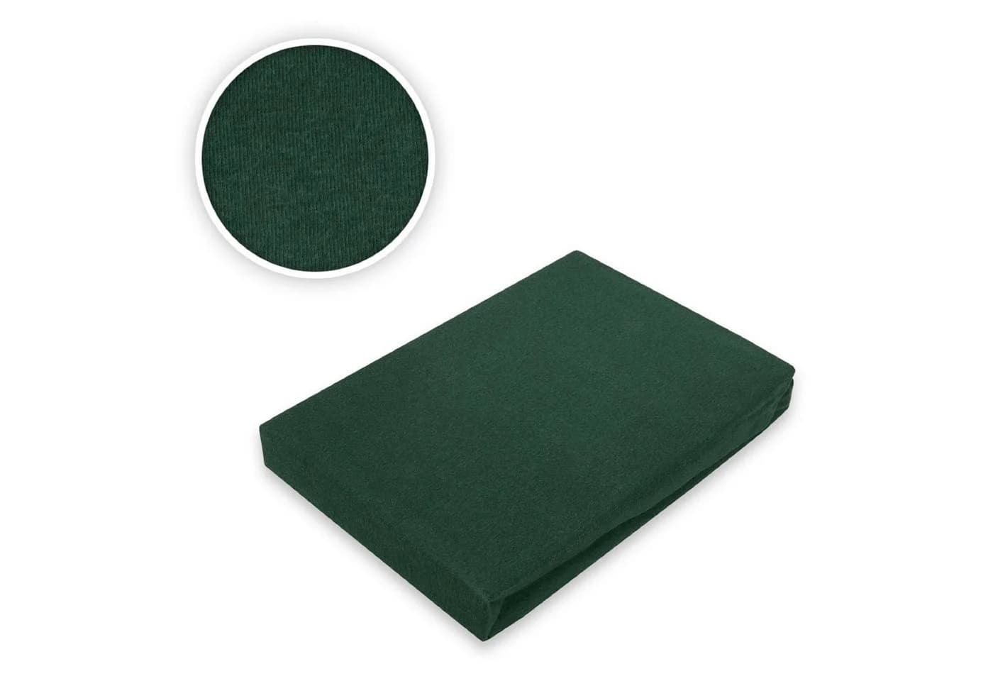 EXKLUSIV HEIMTEXTIL Spannbettlaken Jersey Rundumgummizug Grün