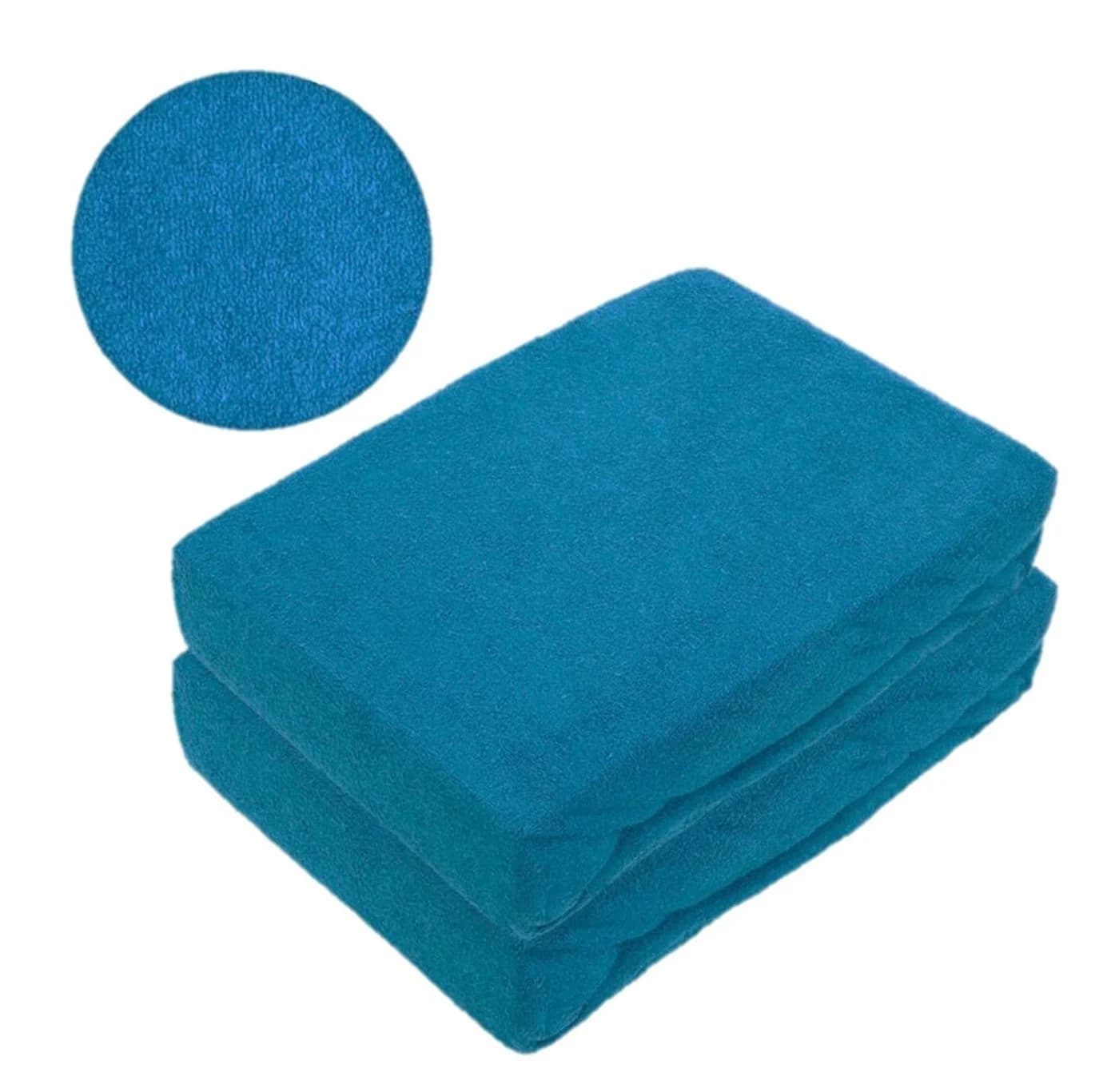EXKLUSIV HEIMTEXTIL Spannbettlaken Doppelpack Frottee