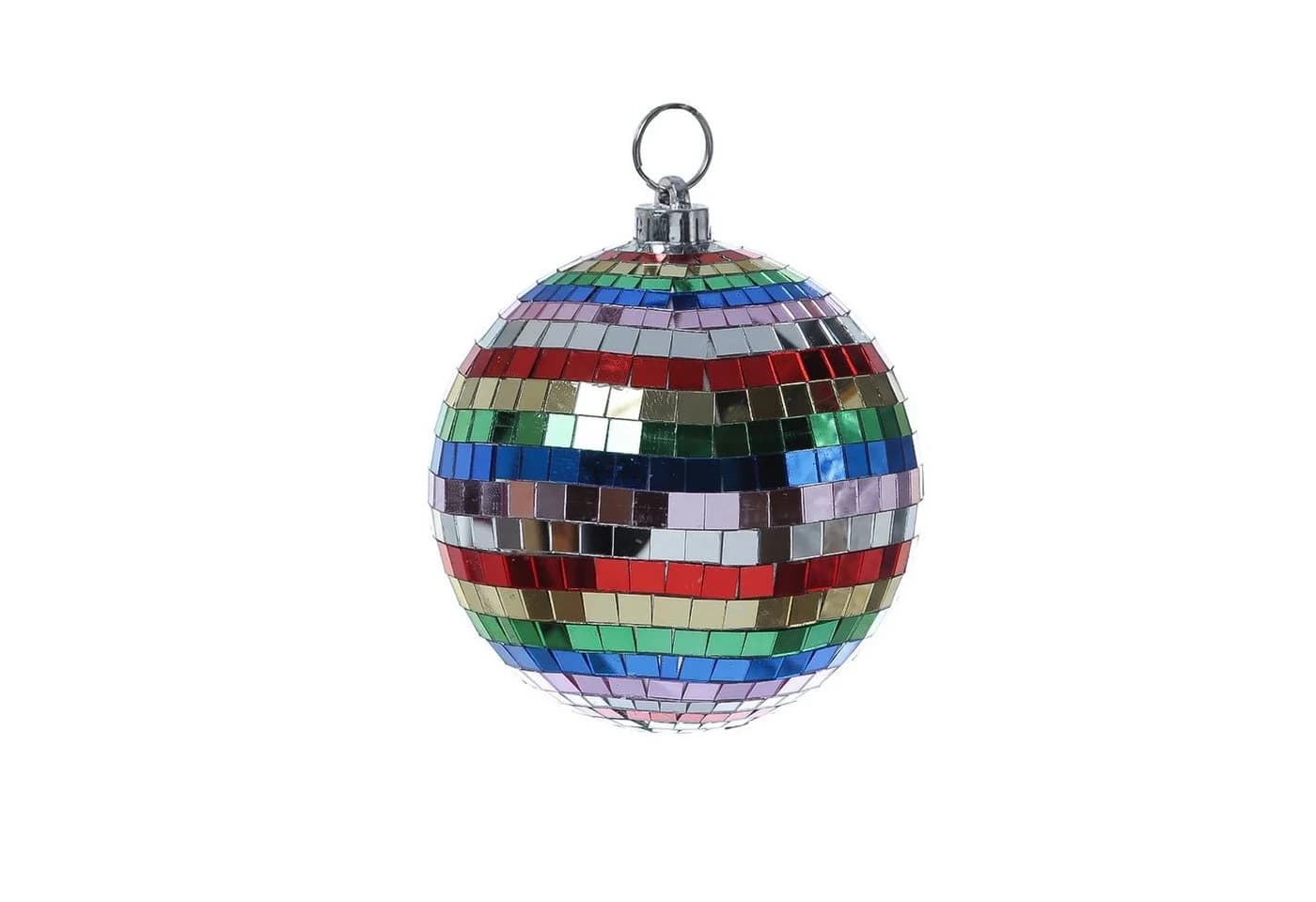 SATISFIRE Discolicht Spiegelkugel 15cm bunt Discokugel Mirrorball Party Deko