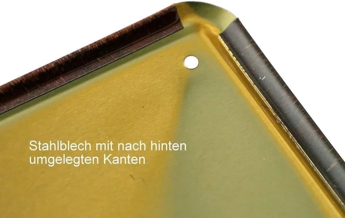 WOGEKA ART Retro Blechschild "Wenn Papa es nicht reparieren kann" 20x30 cm