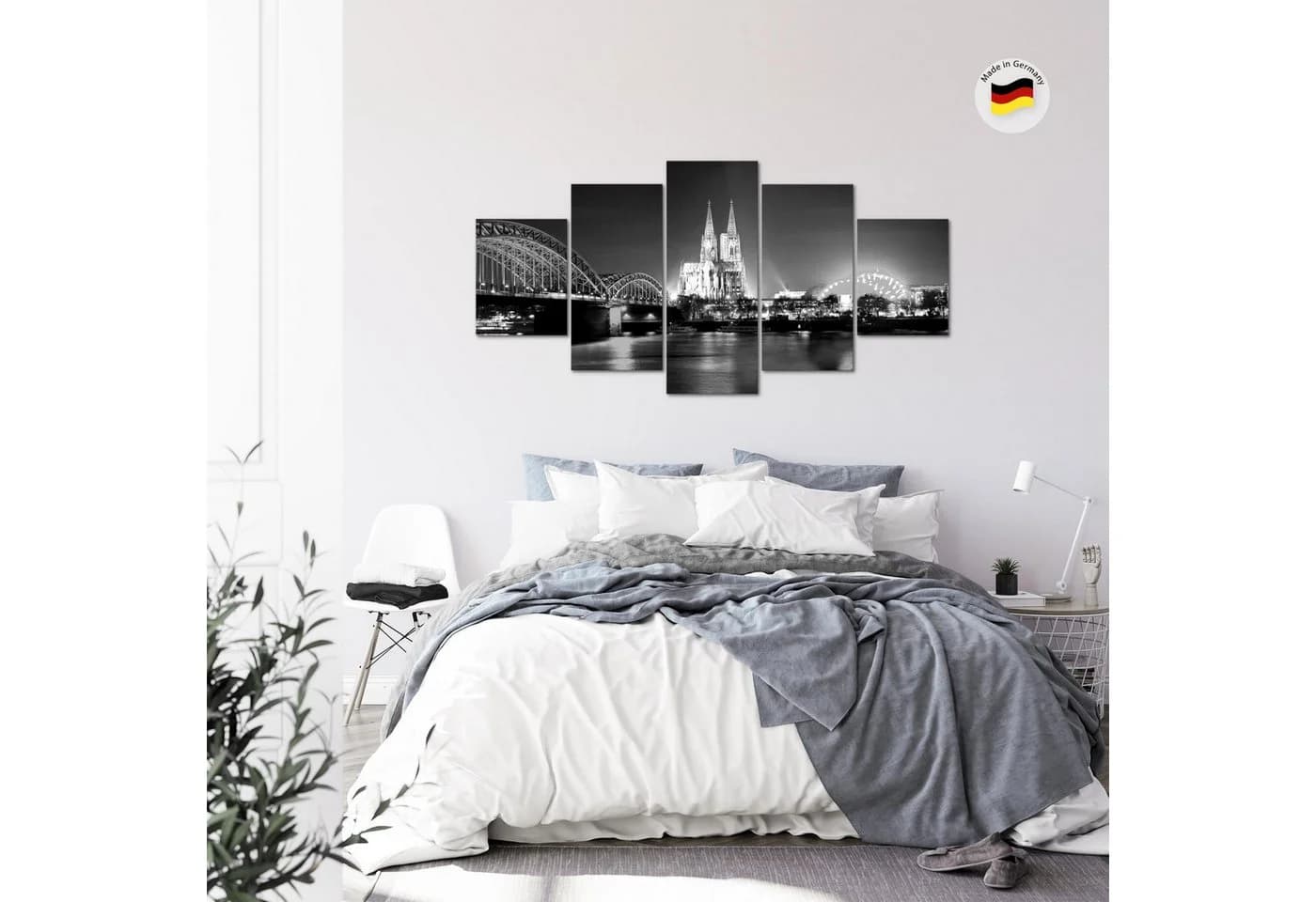 Runa Art XXL Wandbild 5-teilig Köln Motiv Modern
