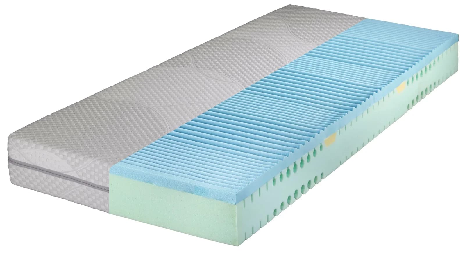 HEMAFA Watergel 2100 KS Gelschaummatratze Beige 7-Zonen