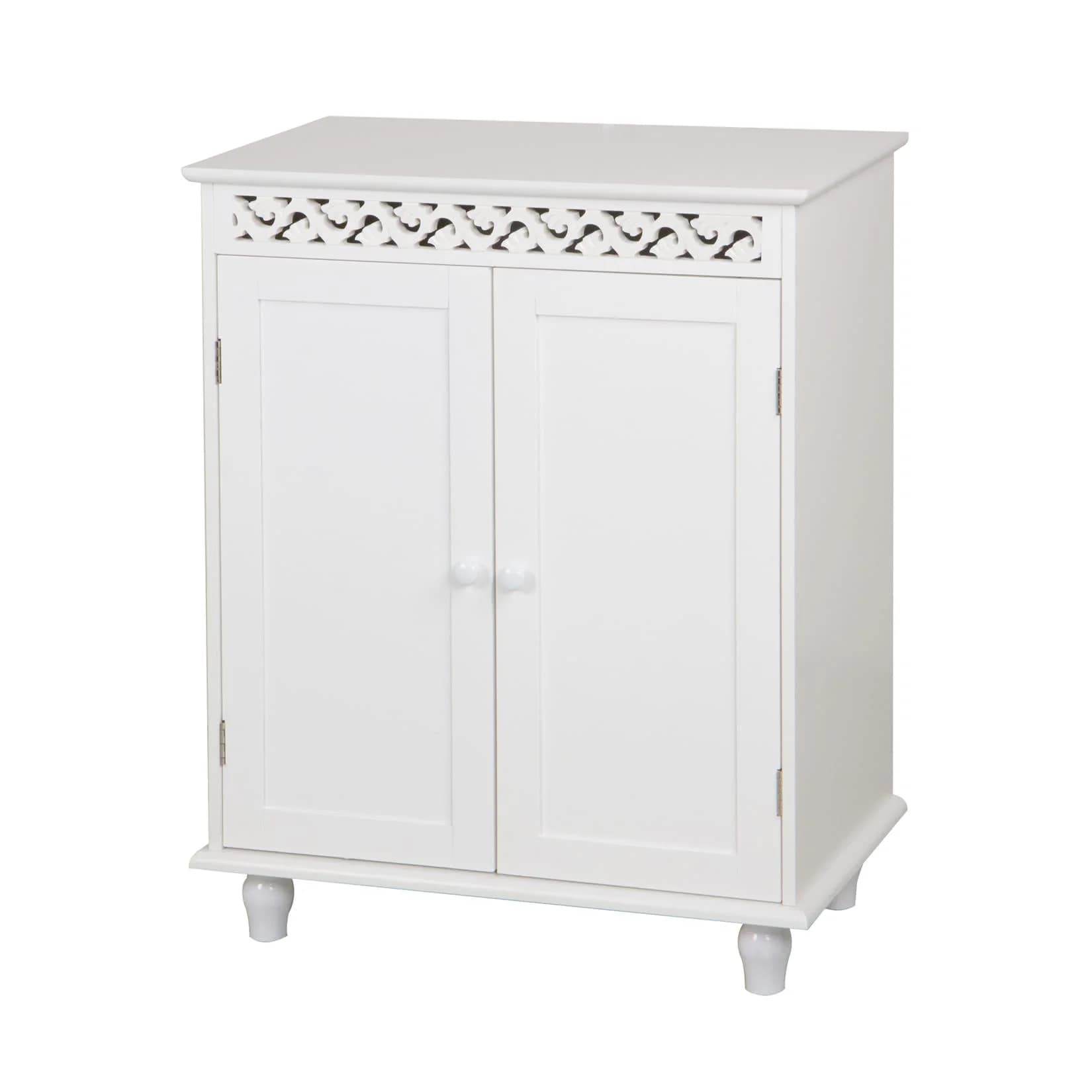 HTI-Line Garderobenschrank Miriam Weiß MDF Mit Cut-Outs