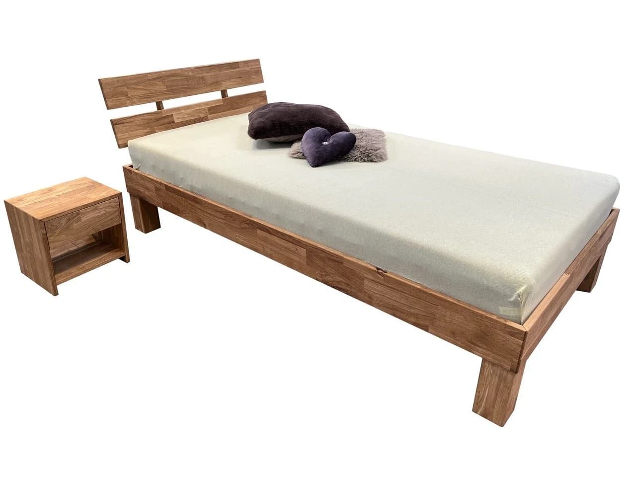 Meble Stolrus Futonbett JENNY Wildeiche Massivholz