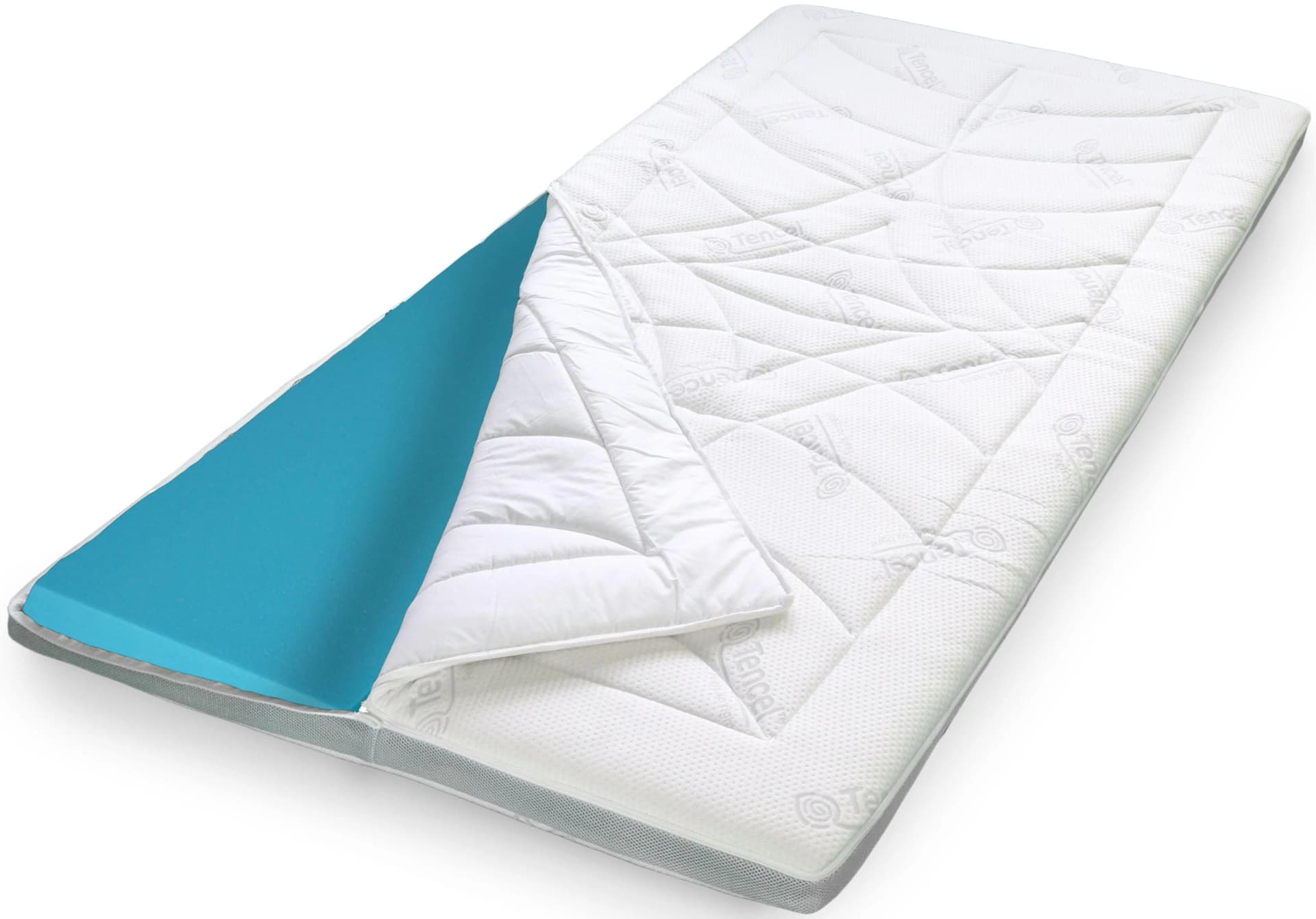 Stendebach Softtop Luxus TENCEL™ G-Cozy Topper Grau