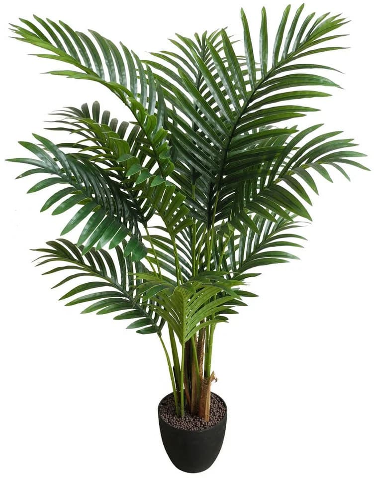 Kunstpalme Hawaiipalme 90cm Kunststoff Seidenblumen Roß