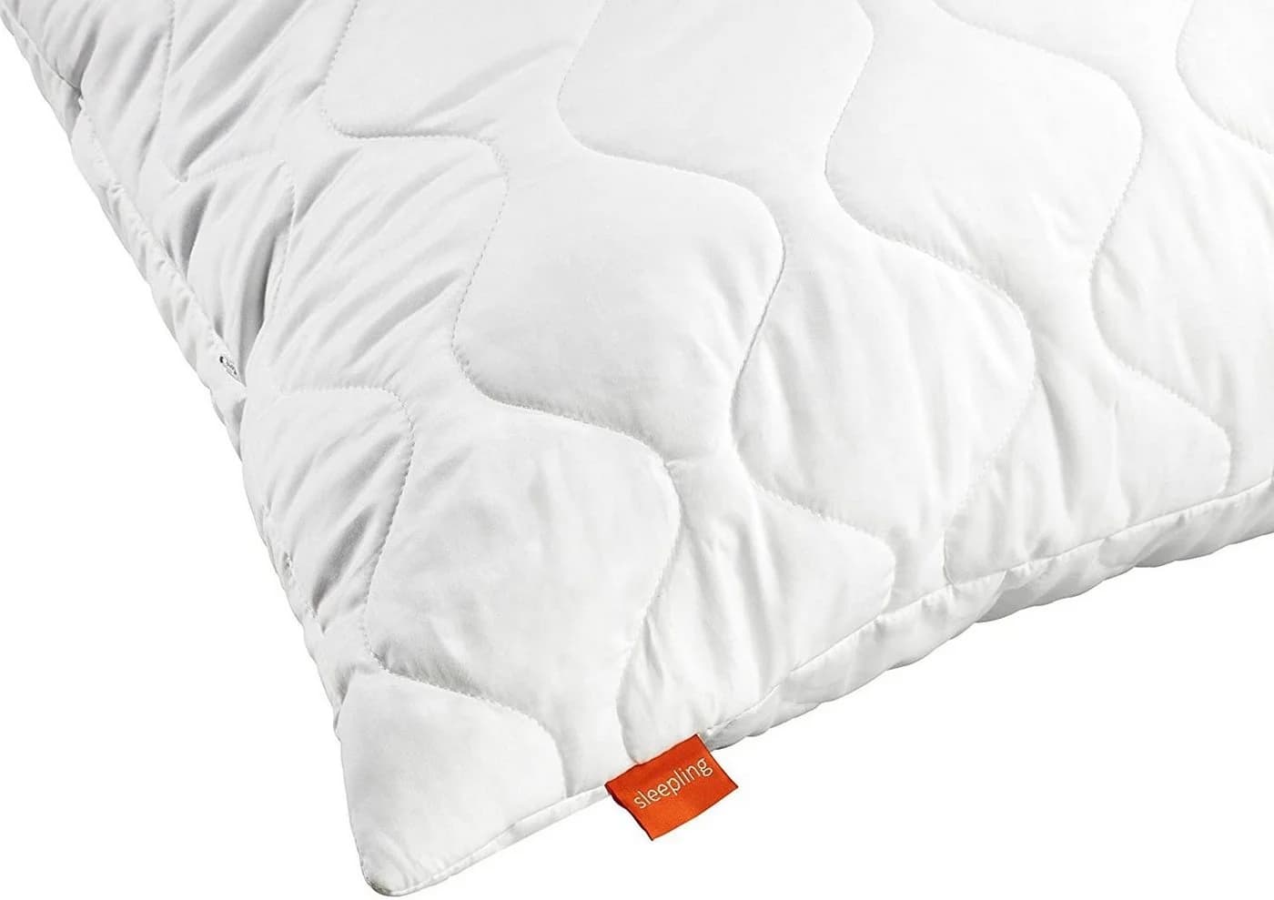 sleepling Microfaserkissen Basic 100 2er Set Weiß