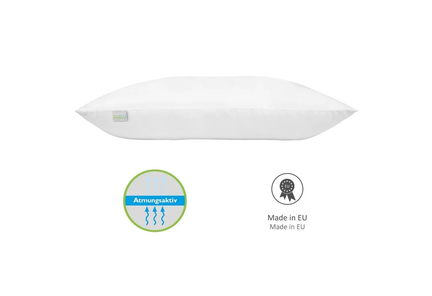 Bodyprotect Kopfkissen ECOLine 100% Polyester Mikrofaser Weiß