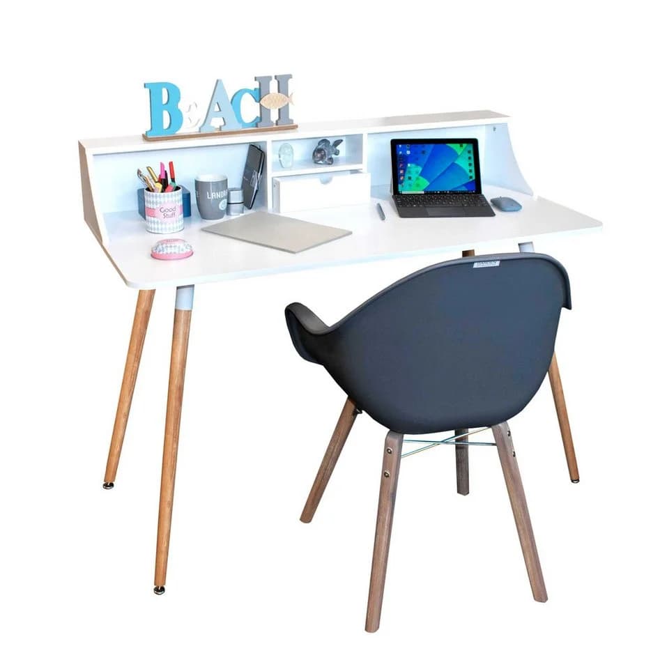 osoltus Kinderschreibtisch 120 cm Weiß