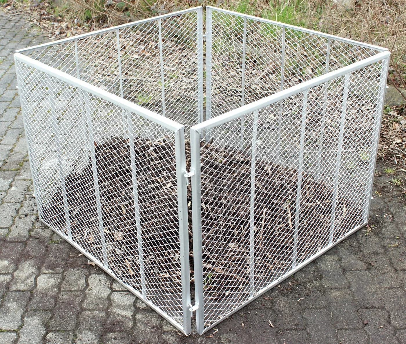TRUTZHOLM Metallkomposter Feuerverzinkt 800L 2-teilig