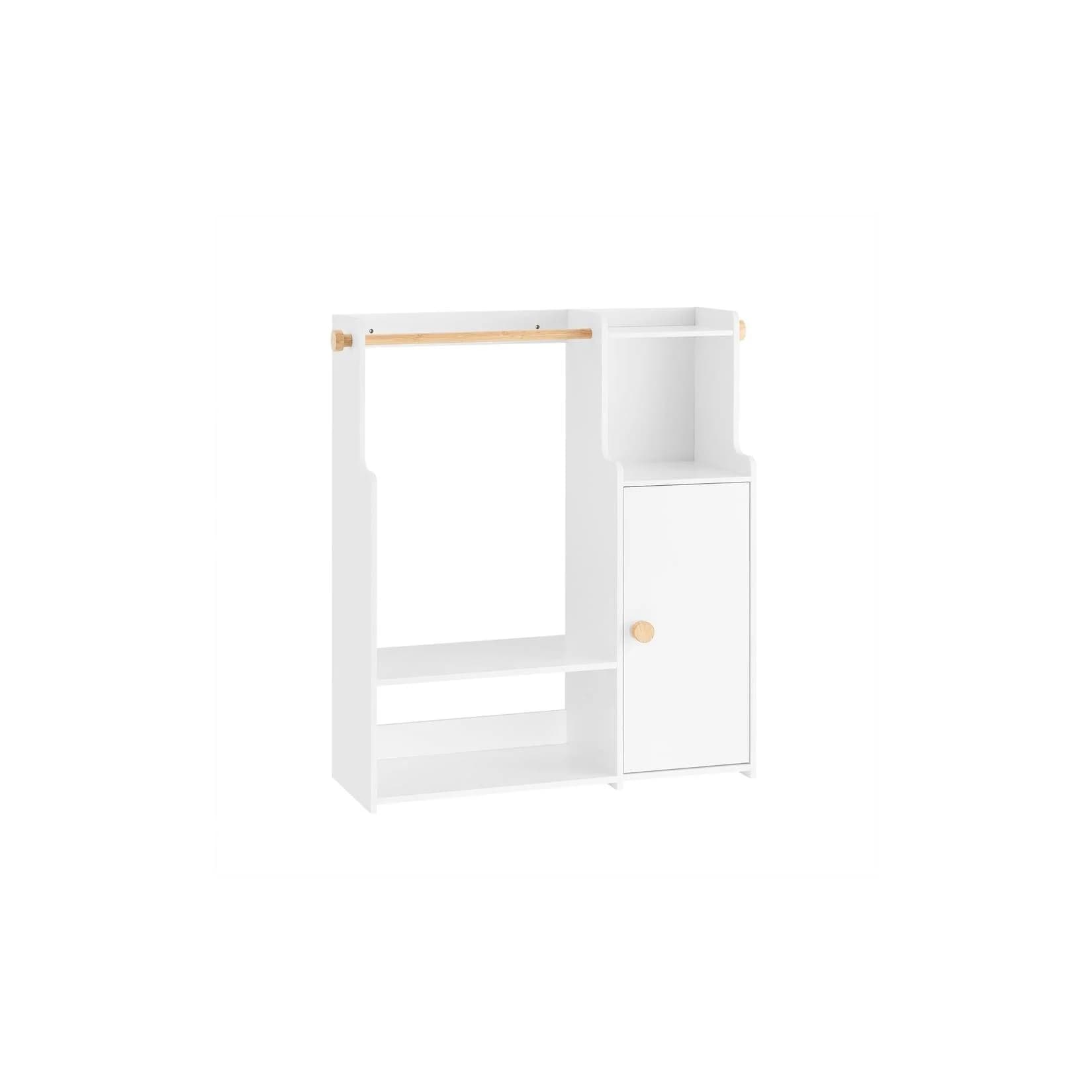 SoBuy Kinderkleiderschrank KMB110 Weiß Modern