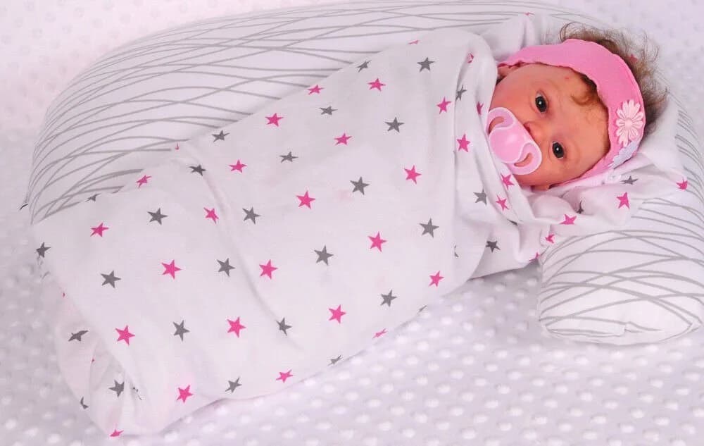 La Bortini Flanell-Betttuch Baby Wickeltuch 78x120cm Baumwolle