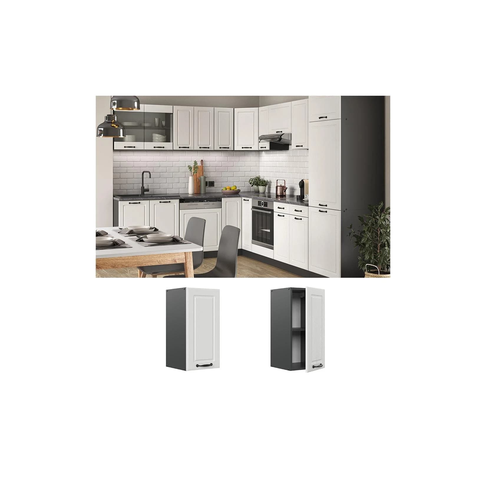 Vicco Hängeschrank 30 cm Anthrazit Küchenschrank R-Line