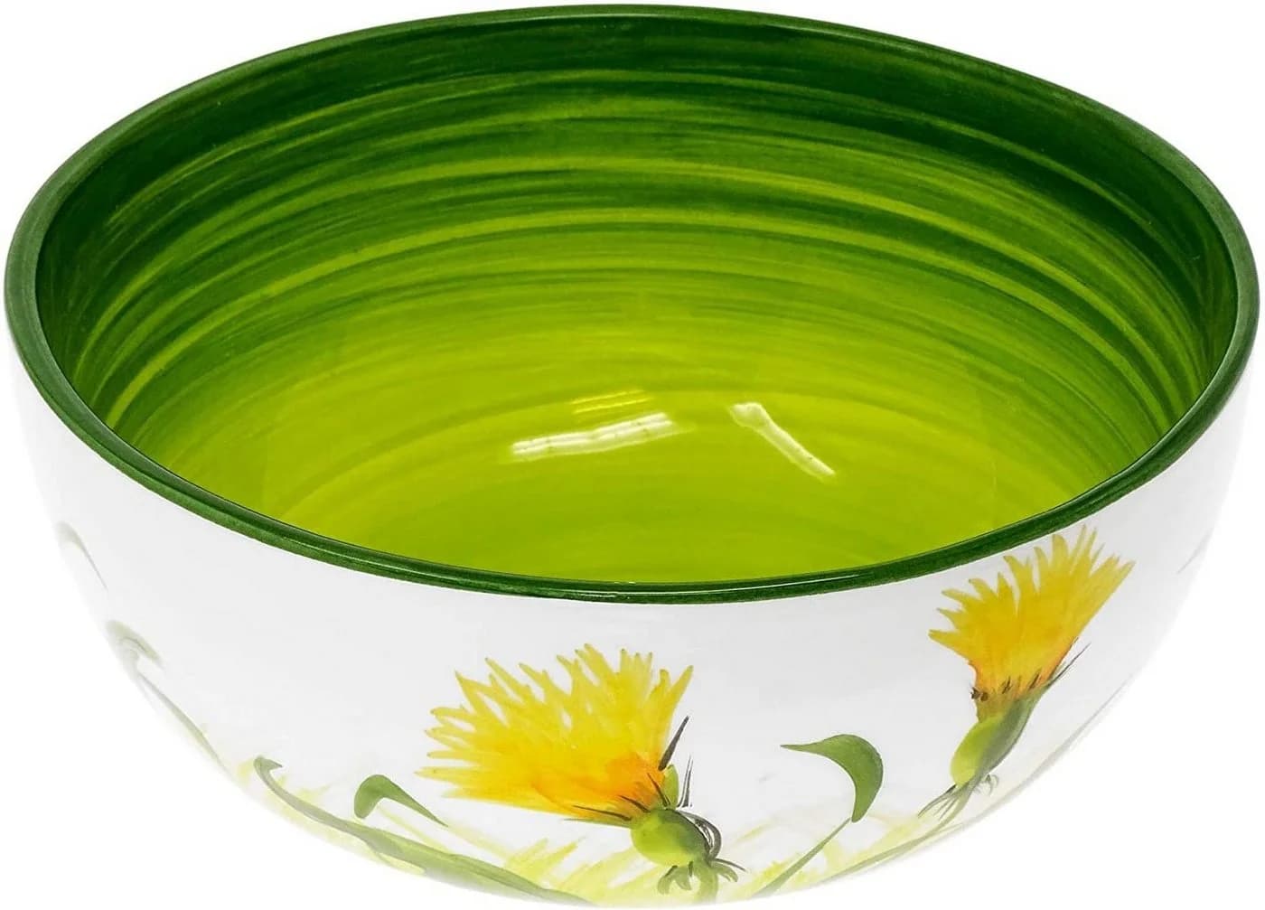 Lashuma Salatschüssel Pusteblume Keramik 22 cm Ø