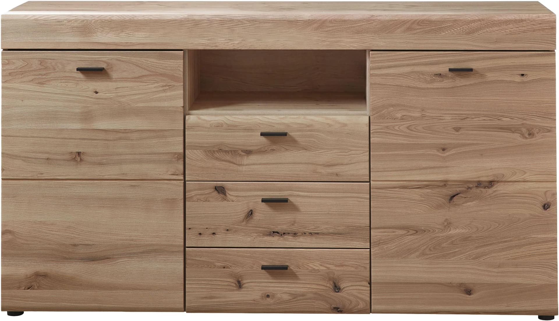 WOHNCONCEPT Sideboard Malaga Altesche Massivholz Front Softclose
