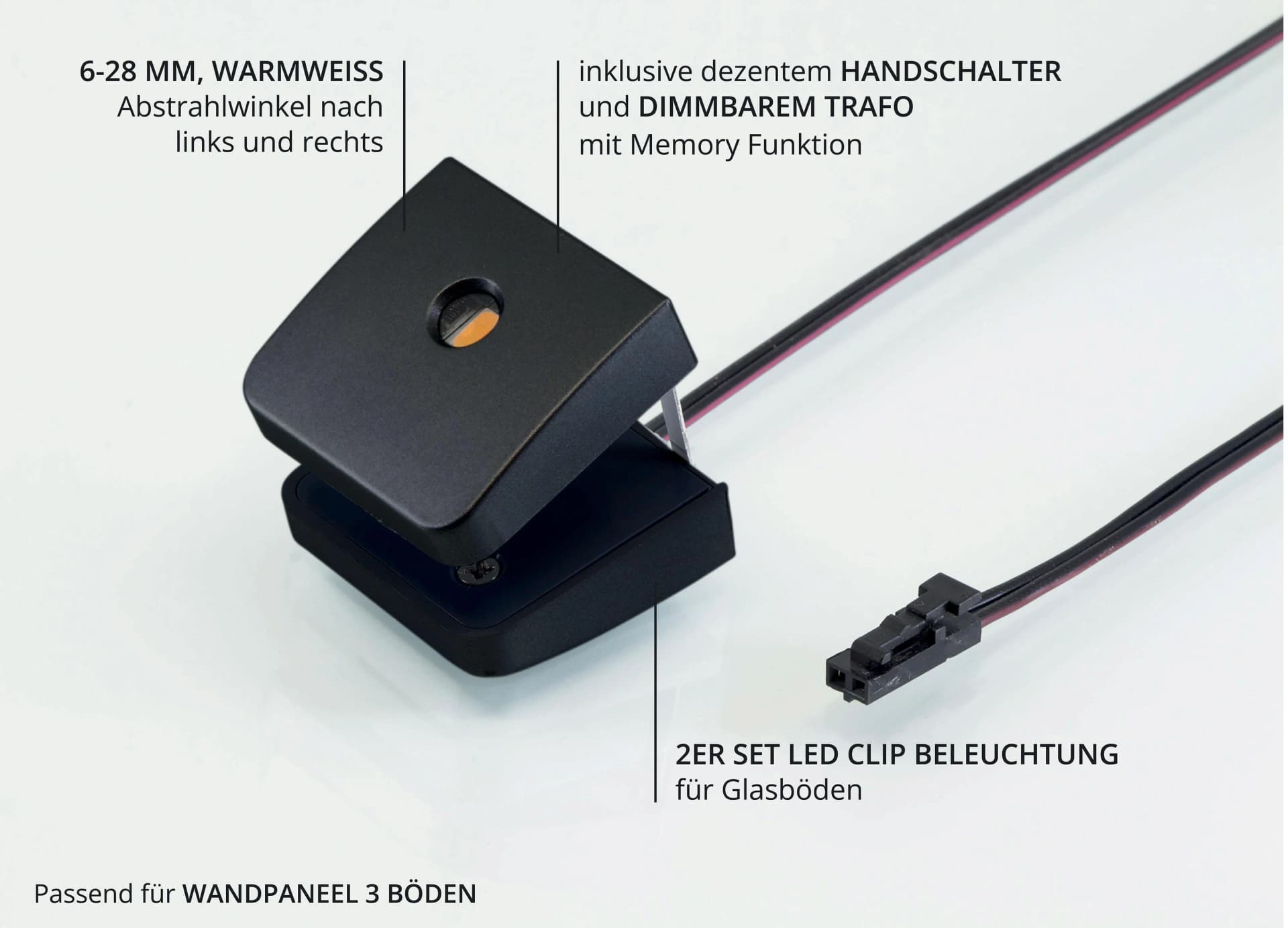 INNOSTYLE LED-Leuchtmittel Universal-Beleuchtung 2er Set Warmweiß Dimmbar
