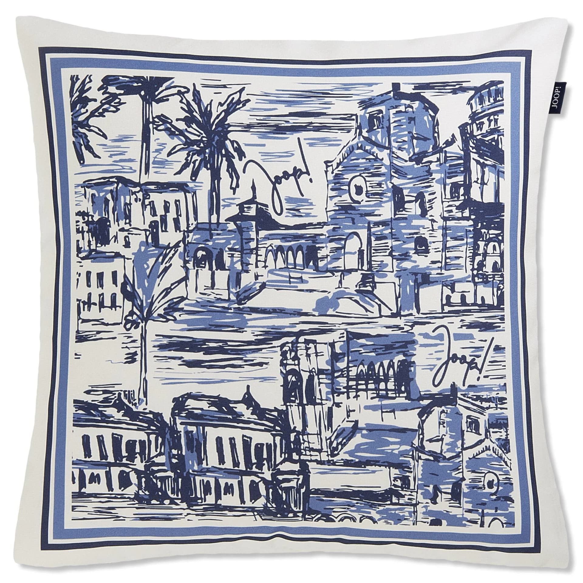 Kissen JOOP! FABRICS OUTDOOR D 50x50 cm Wolle Navy