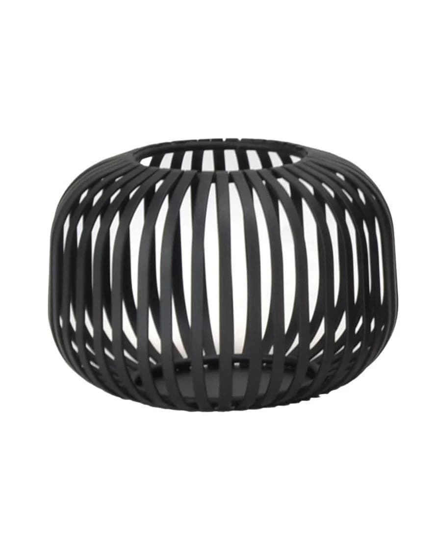 Laterne LUNARO Metall Schwarz