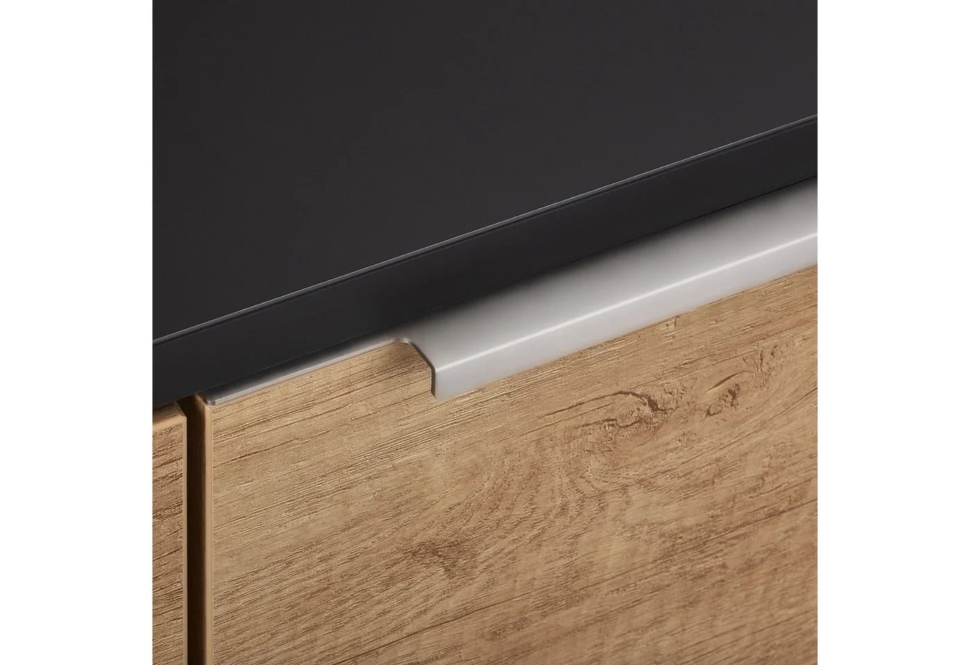 SO-TECH® Möbelgriff BLANKETT Slim Chrom matt Profilgriff (2-St)
