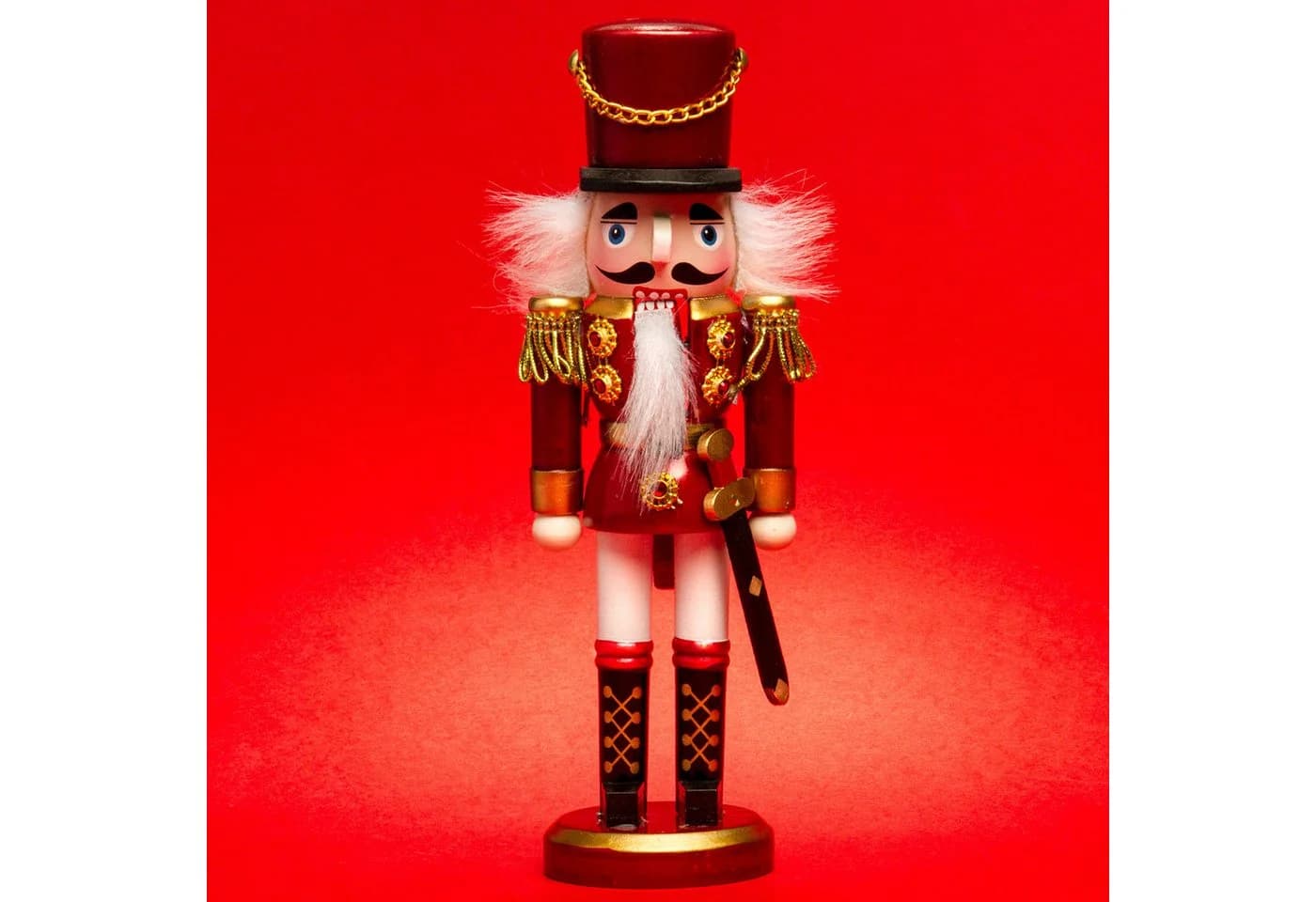 SIKORA Weihnachtsfigur Nussknacker Deko Figur aus Holz