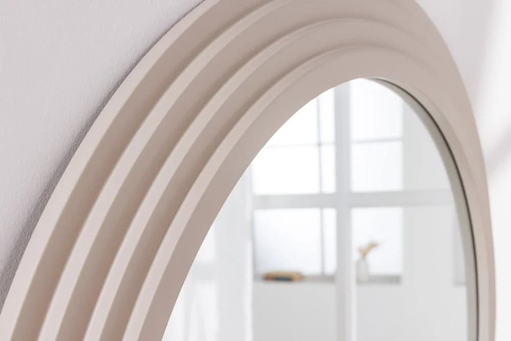 riess-ambiente Spiegel ART DECO 160cm Greige Rundbogen Ganzkörper