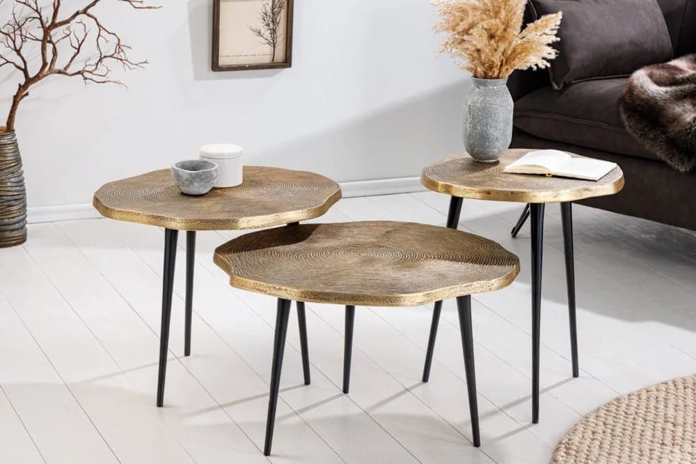 riess-ambiente Beistelltisch ORGANIC Baumstamm-Design
