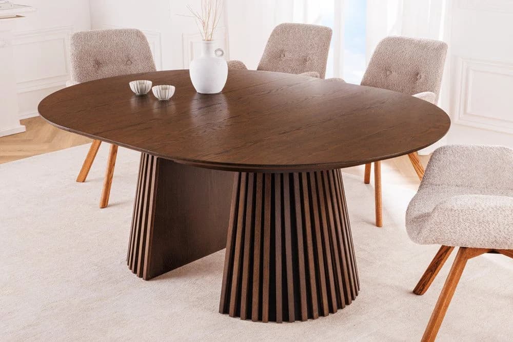 riess-ambiente Esstisch VALHALLA WOOD Eiche smoked braun ausziehbar