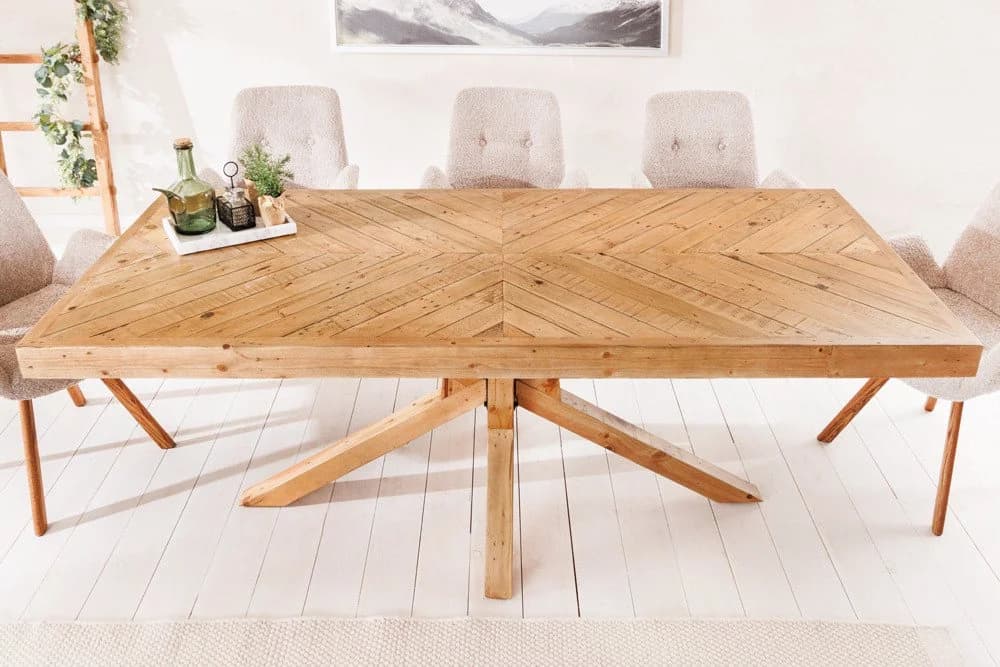 riess-ambiente Esstisch MOSAIK 160cm Pinie Massivholz Landhaus