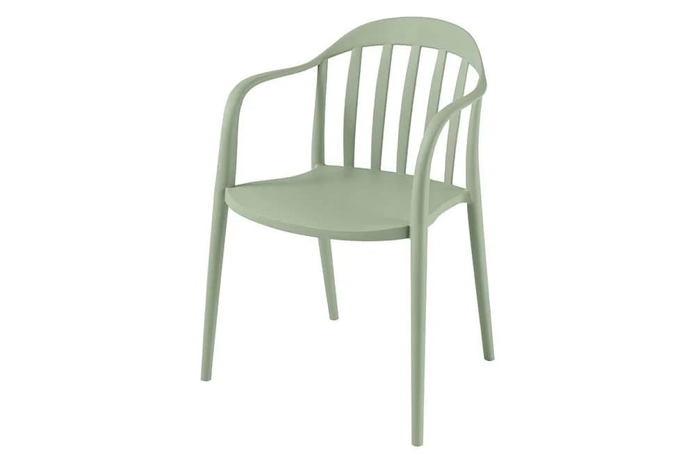 riess-ambiente Gartenstuhl STUDIO ITALIA salbei Kunststoff stapelbar